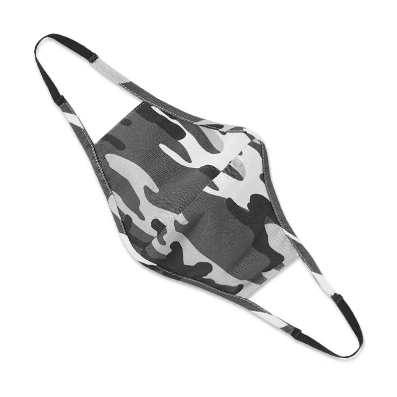 Black And White Camouflage Mask