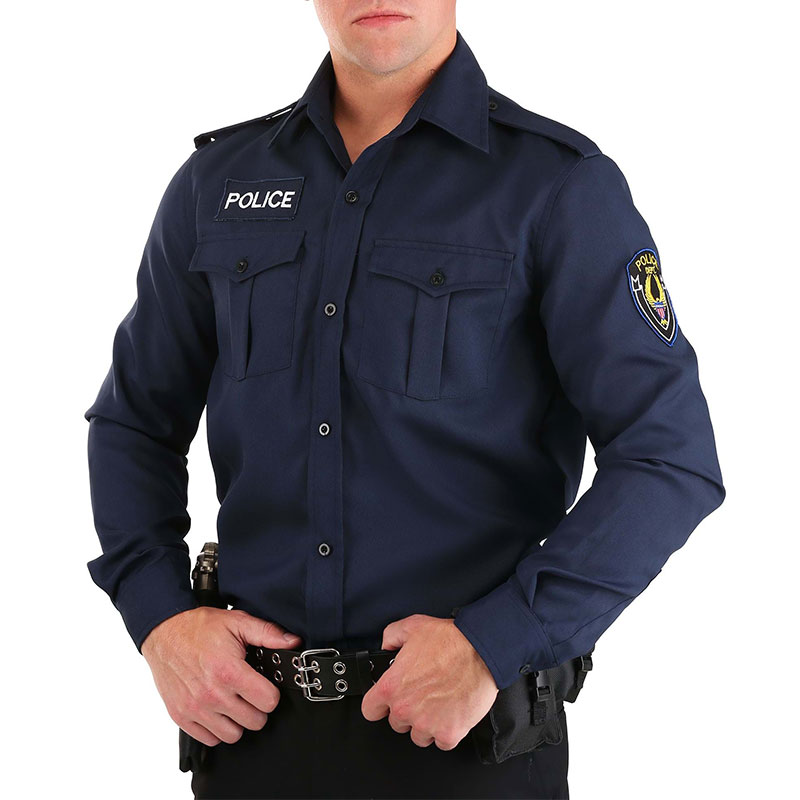 Blue Police Shirt