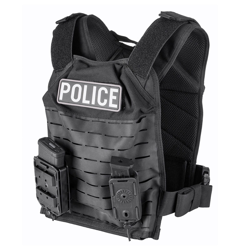 Black Tactical Police Vest