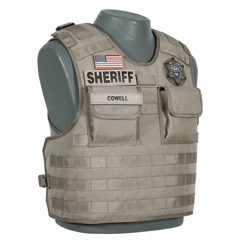 Brown US Sheriff Police Vest