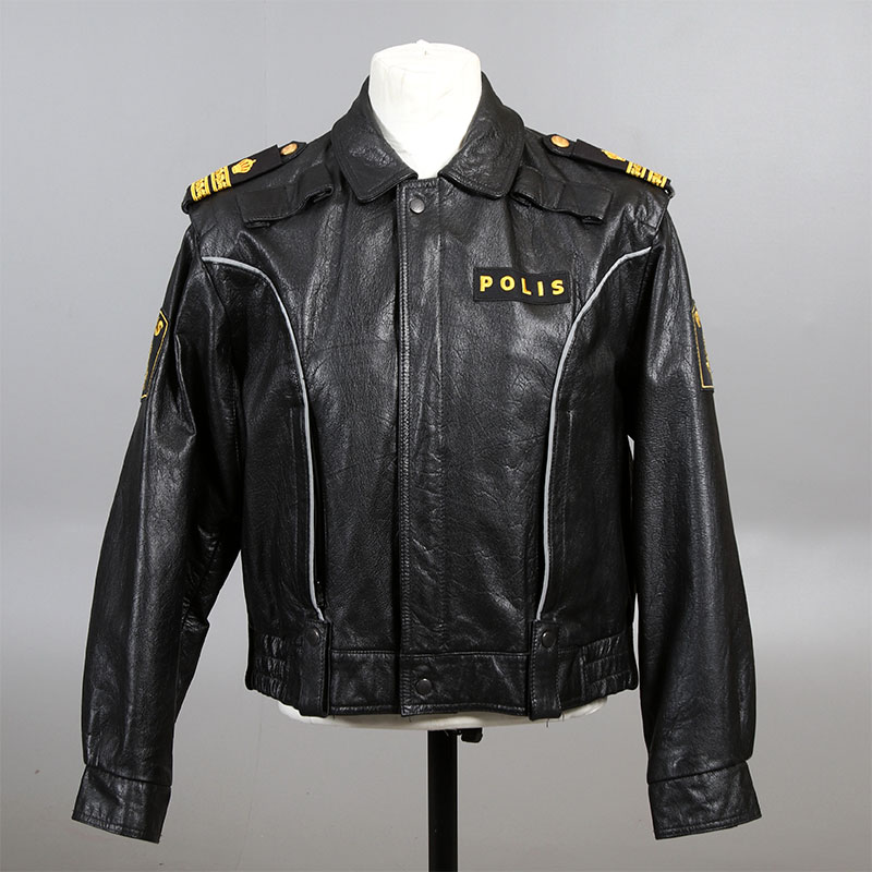 Police Captain Leather Jacket