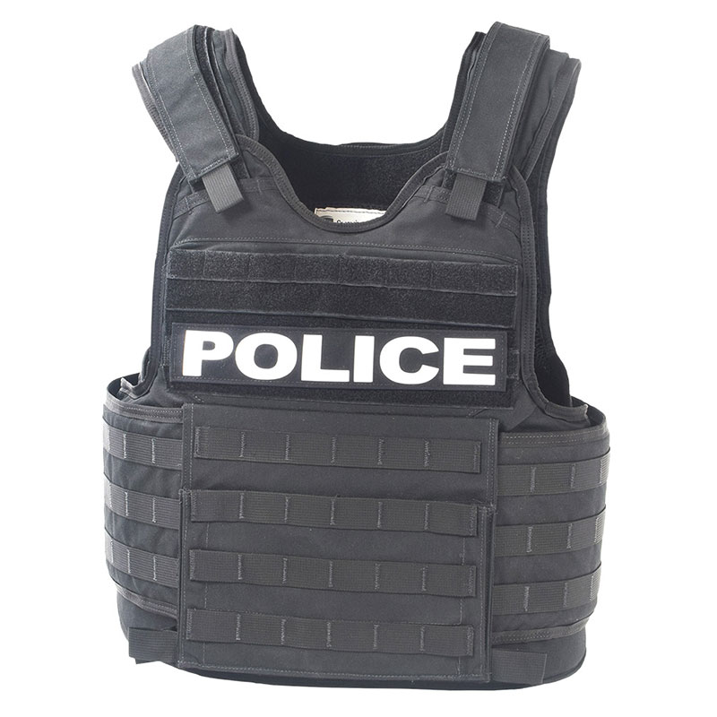 Simple Black Police Vest