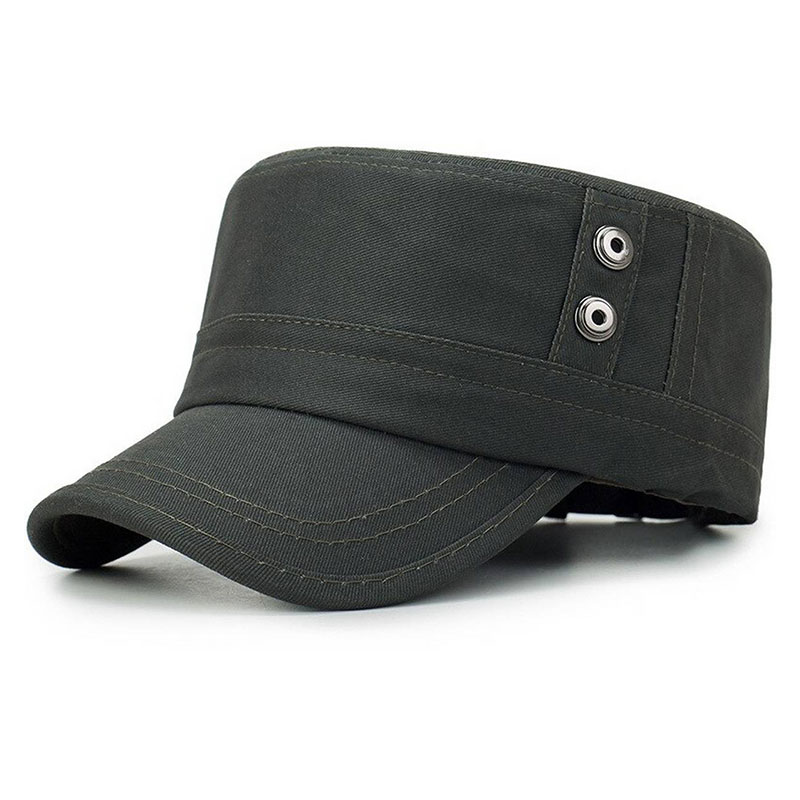 Black Military Caps