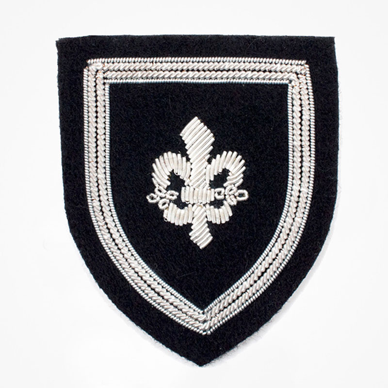 Bullion Embroidered Heraldic Baedge