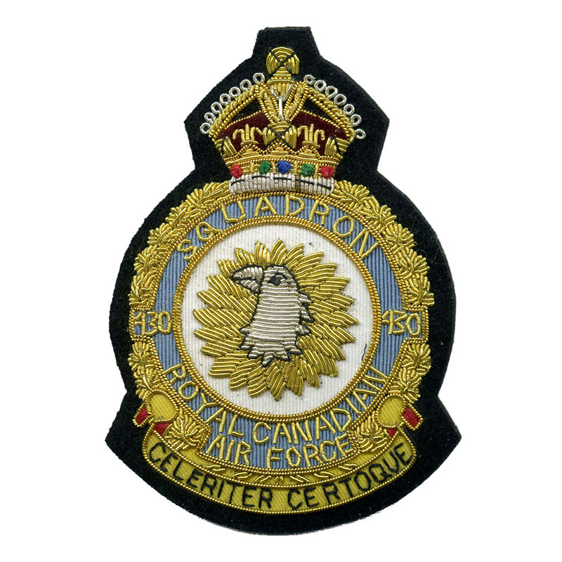 RCAF 430 Squad Embroidered Cap Patch