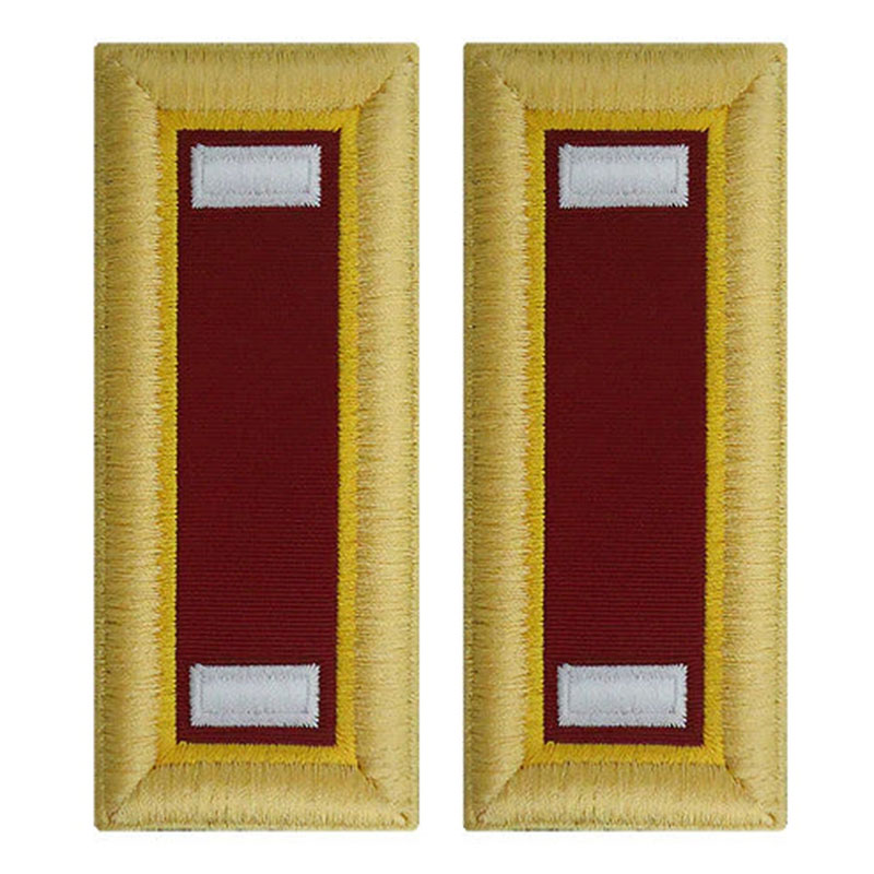 Embroidered Bullion Wired Red Shoulder Board