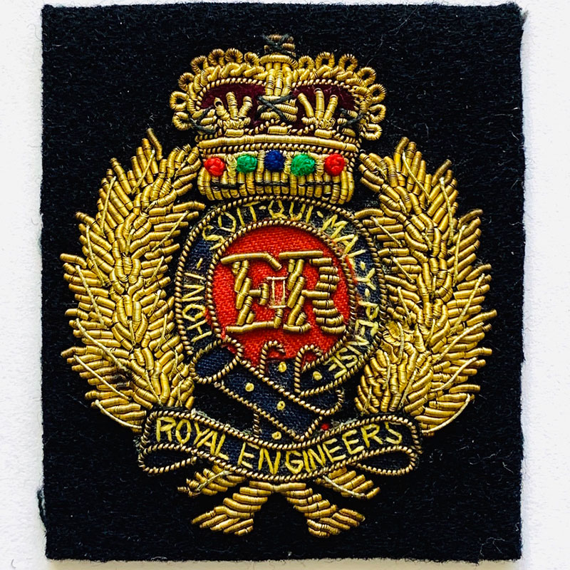 Engineers Embroidered Royal Badges