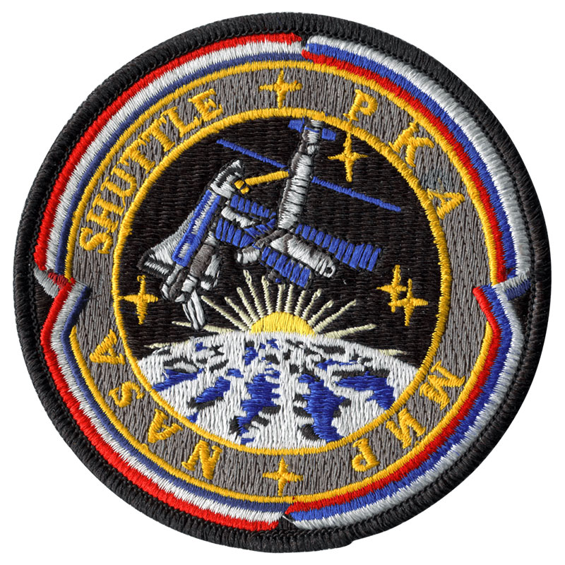 Nasa Shuttle Round Diameter Badge