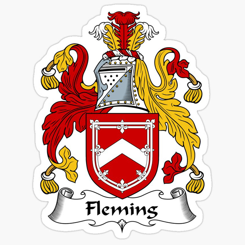 Red Gold Embroidered Farming Crest