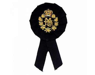 Embroidered Rosette